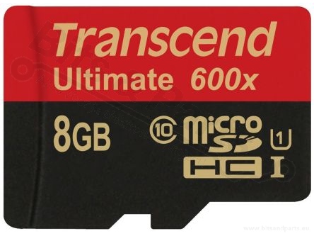 SD Card Memory Card Transcend 8GB class 10 SDHC UHS-I MicroSD